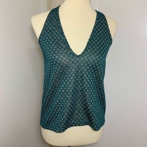 Zara Trafaluc Deep V-Neck Top